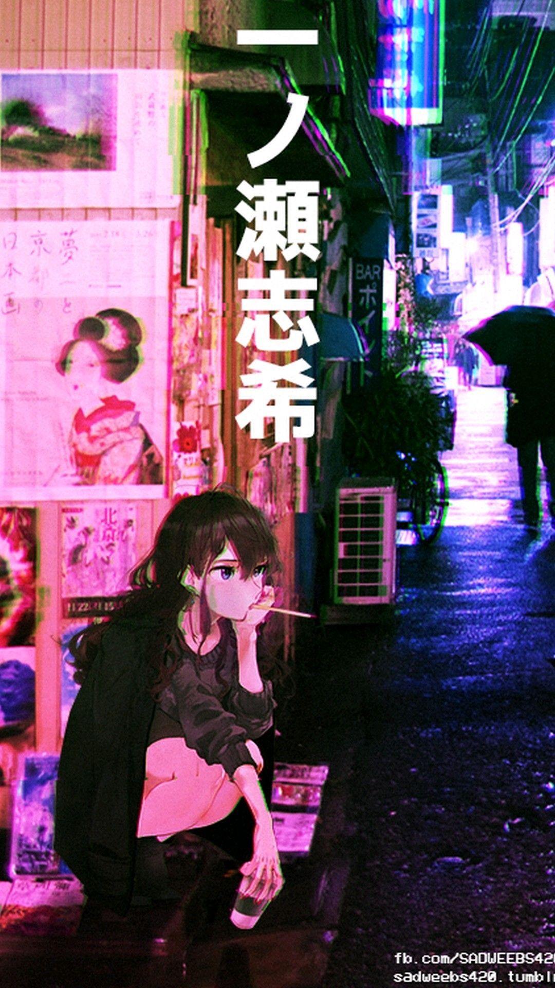 Aesthetic anime vhs wallpapers