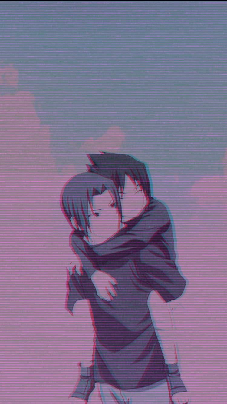 Anime vhs purple wallpapers