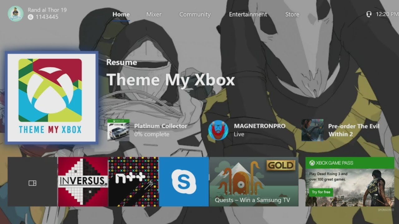 Animatedmoving background themes for xbox one