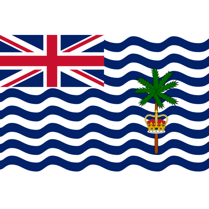 Drapeau territoire britannique de locãan indien drapeau paysage m xcm