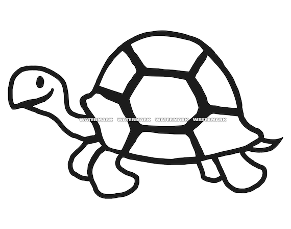 Cute turtle sea turtle animal summer ocean tortoise svg cut