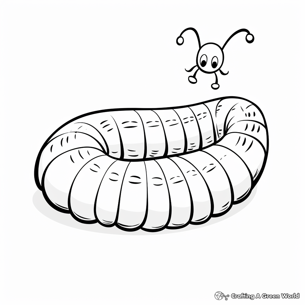 Millipede coloring pages