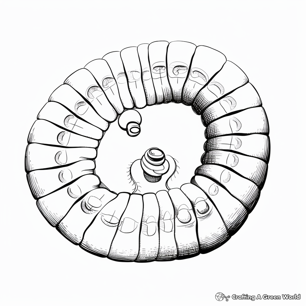 Millipede coloring pages