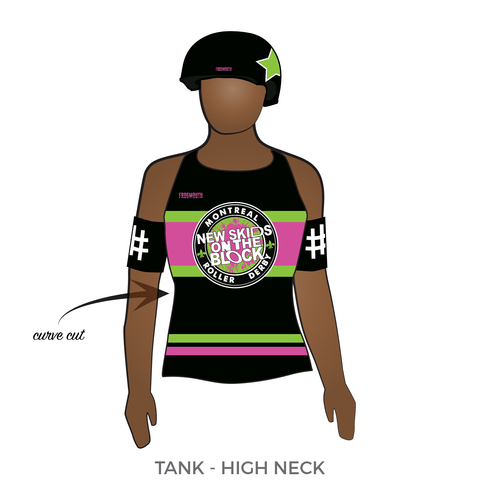 Montreal roller derby new skids on the block uniform collection â frogmouth