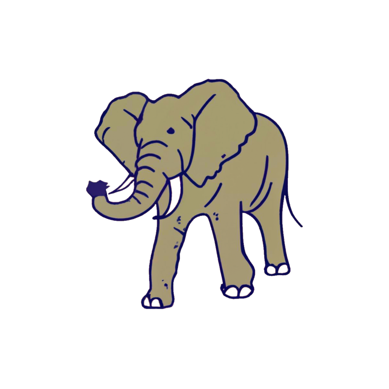 Elephant icon in drawing color vector illustration png png images psd free download