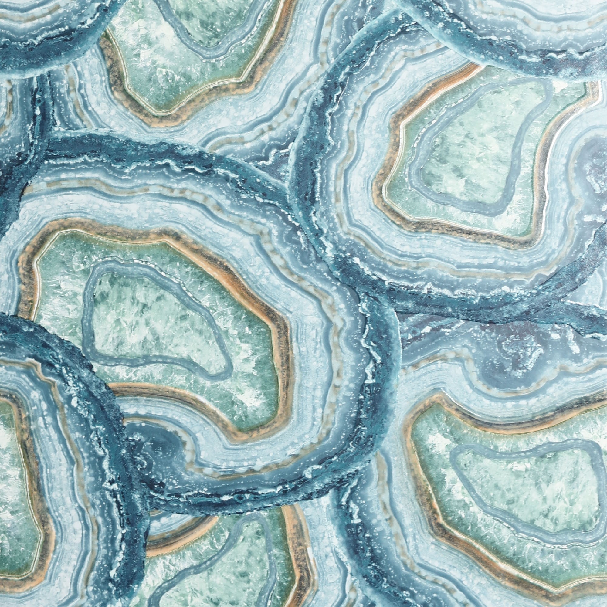 Detail Of Colored Agate Wallpaper Mural - Murals Your Way