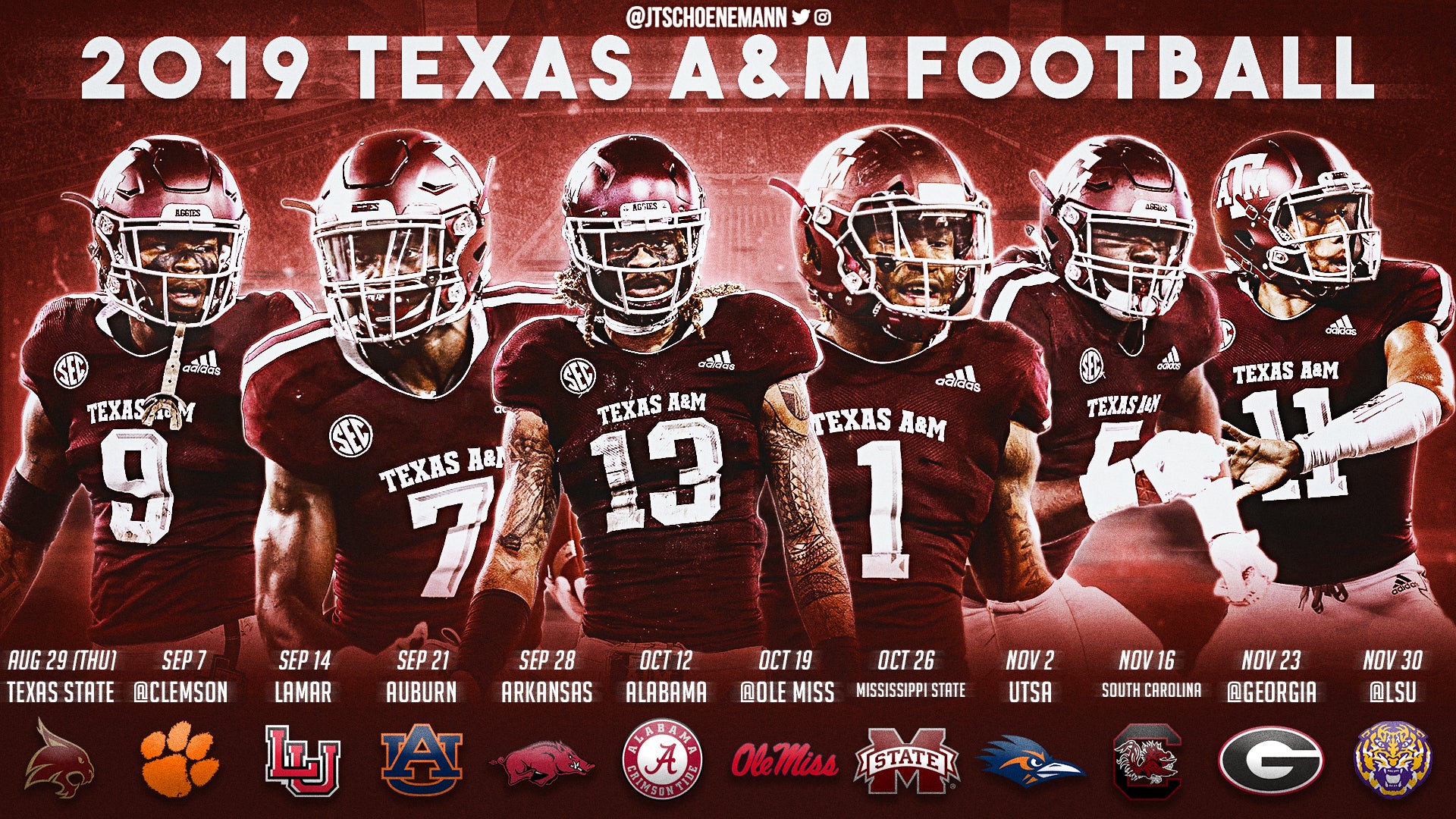 Aggie football wallpaper rthman