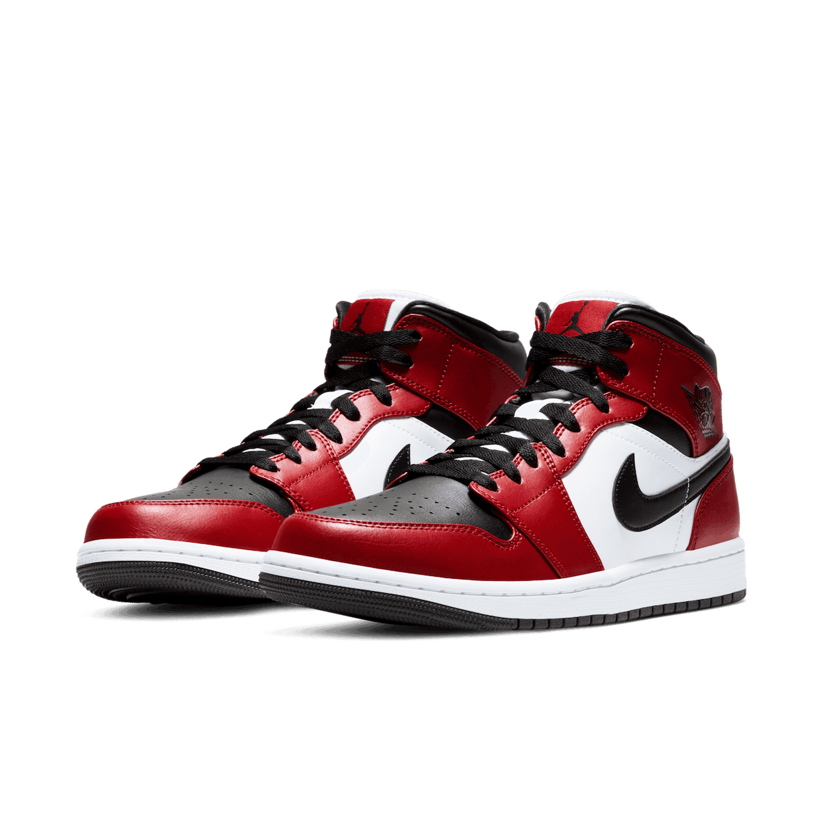 Air jordan mid chicago toe