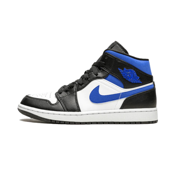 Air jordan mid white black royal â