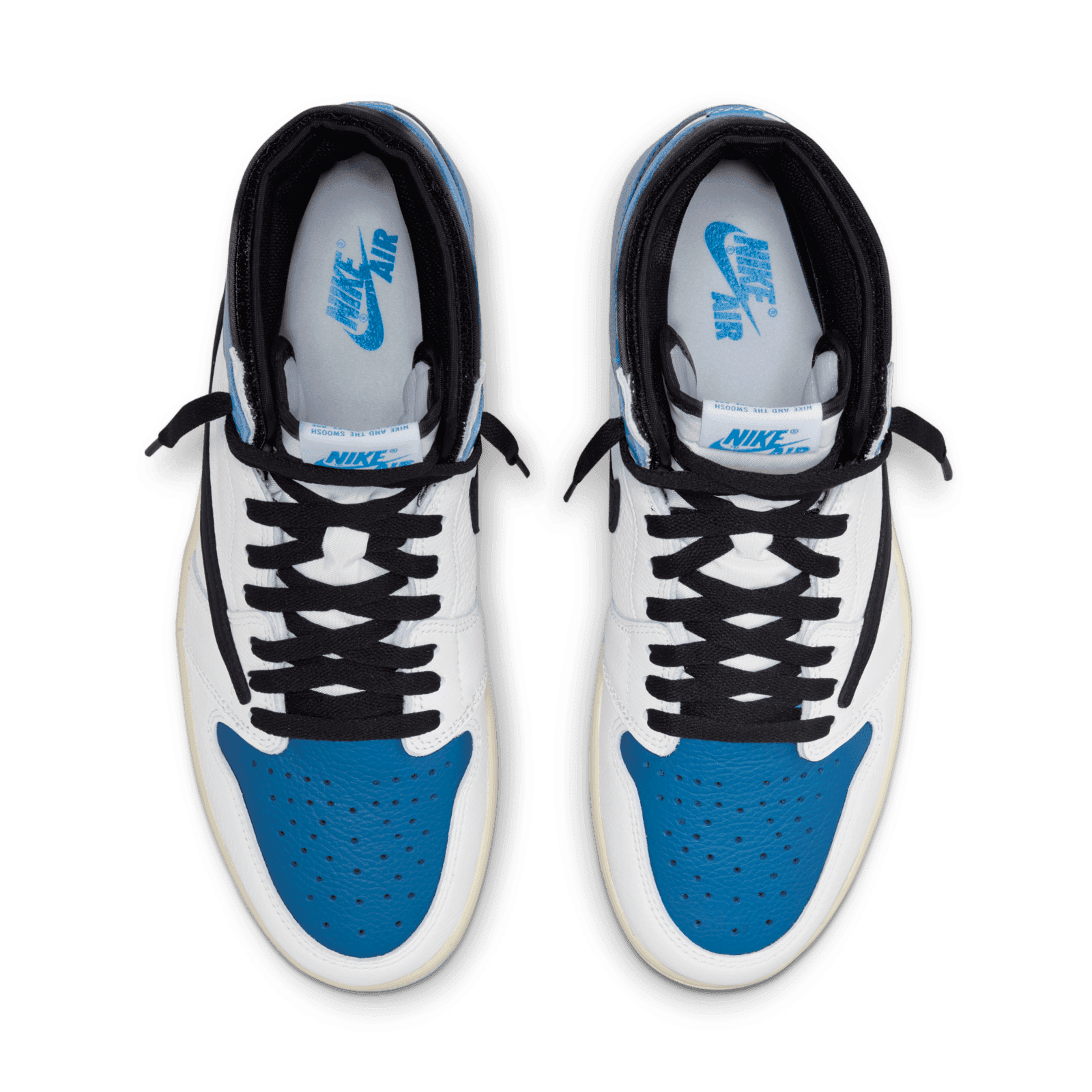 Jordan high fragment design x travis scott