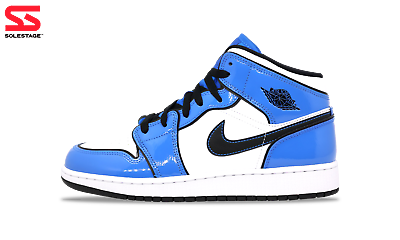 Nike jordan mid se signal blue gs bq