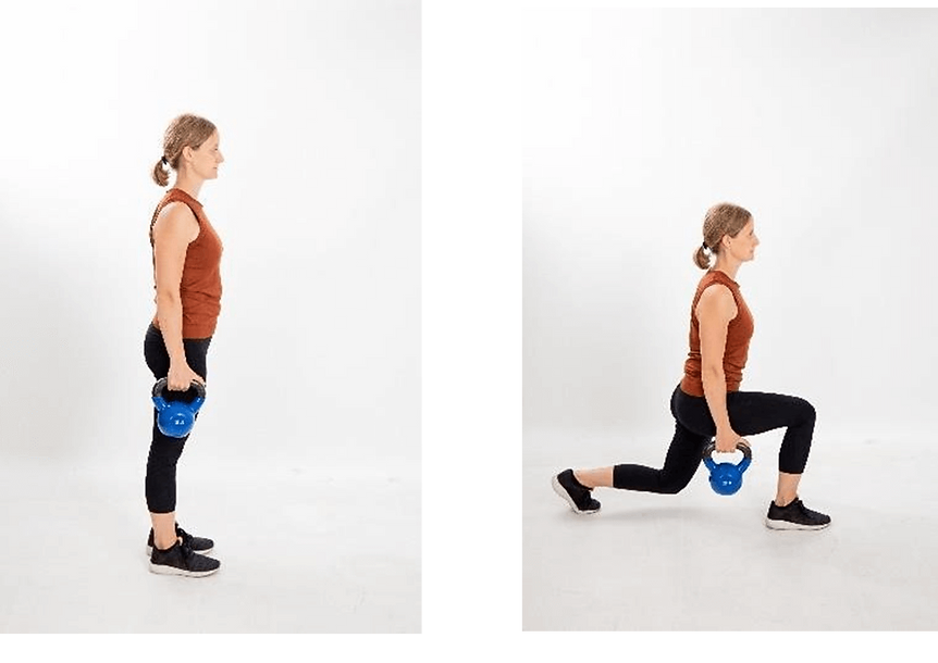 Minute quick total body kettlebell workout