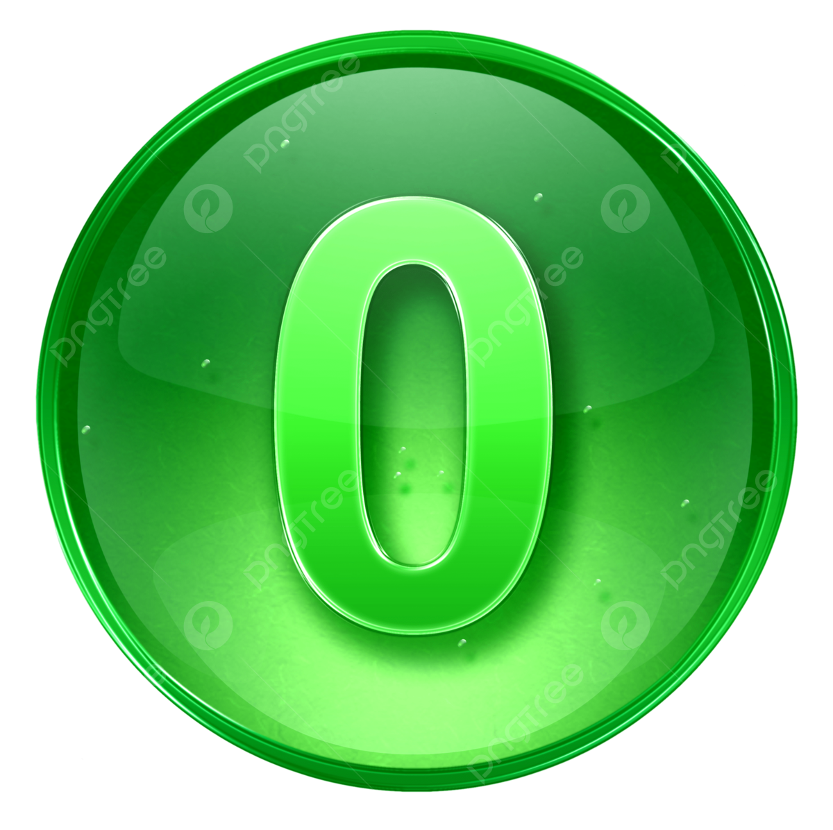 Green icon of number zero placed on a white background click hardware off png transparent image and clipart for free download