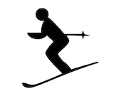 Skiing svg snow skiing svg skier cutting file slopes instant download