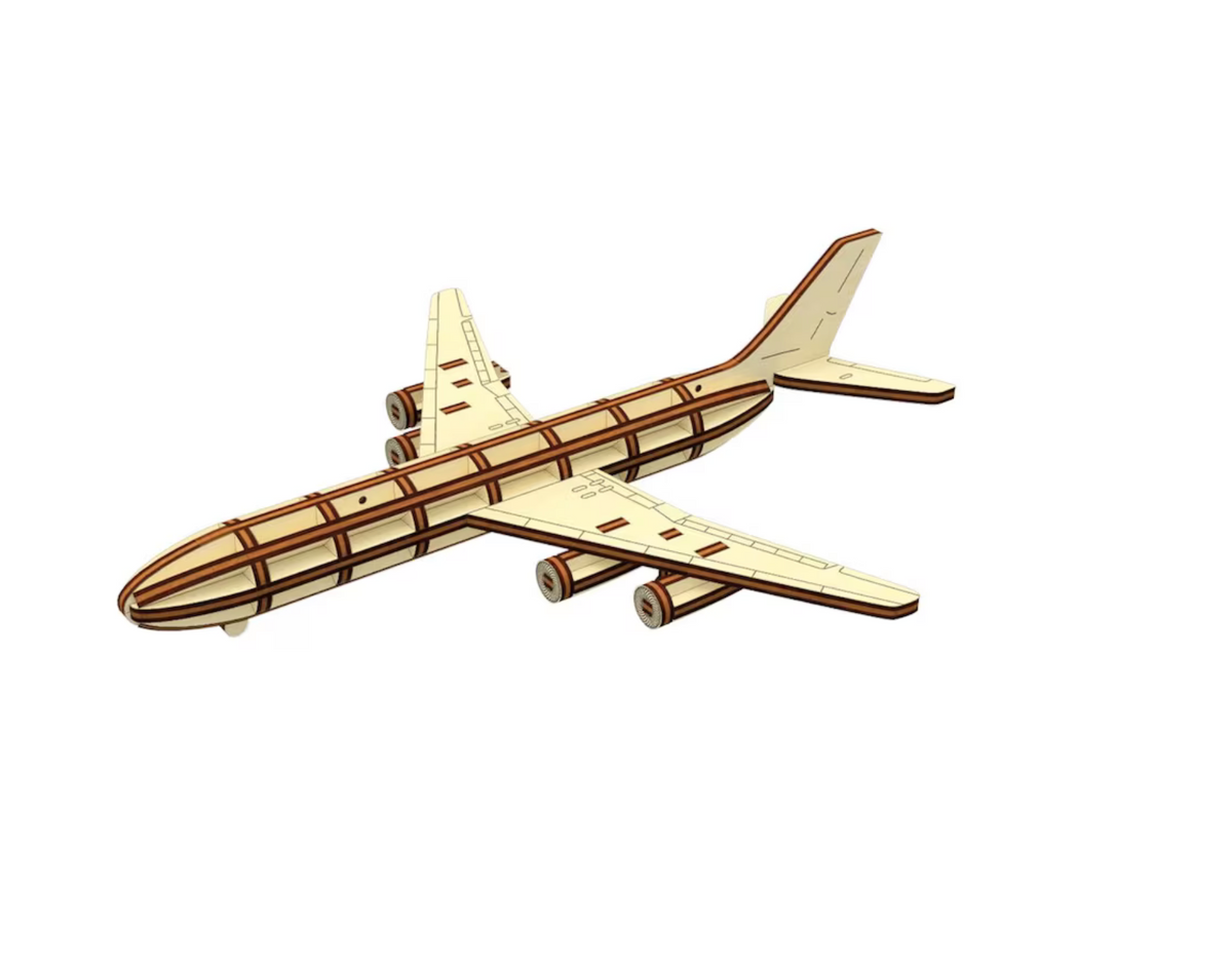 Airplane d puzzle light plywood â