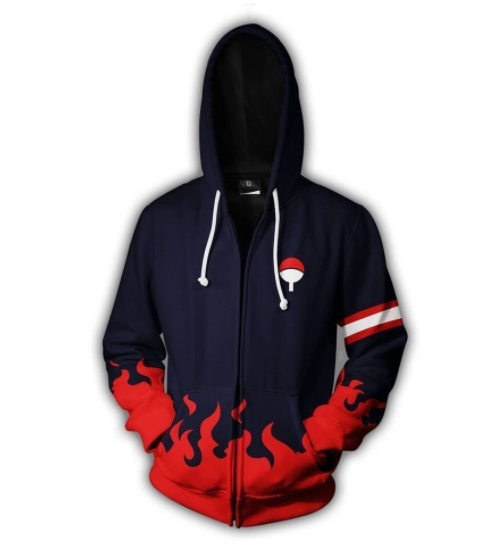 Naruto akatsuki hoodie jacket sweater shirt coat jumper cosplay costume unisex