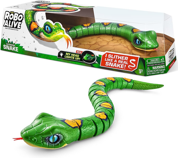 Robo alive slithering snake s robotic