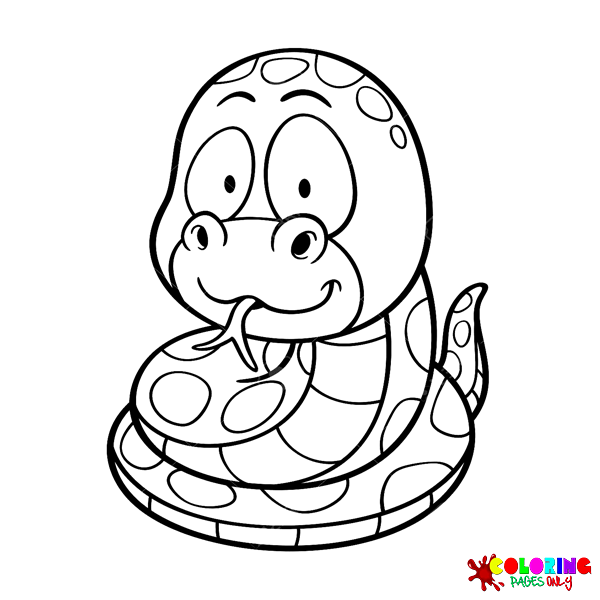 Snake coloring pages