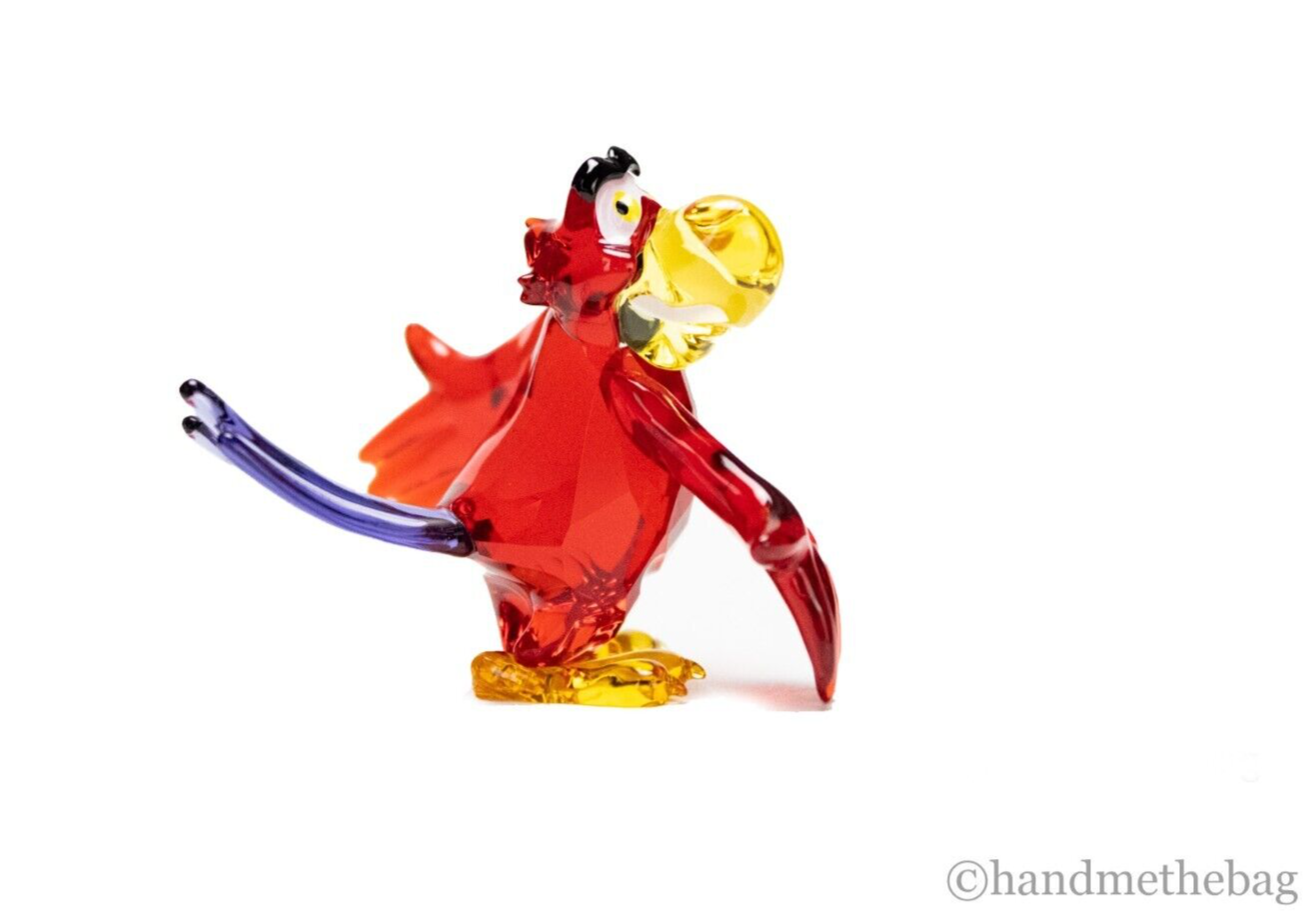 Swarovski disneys aladdin iago the macaw red crystal figurine