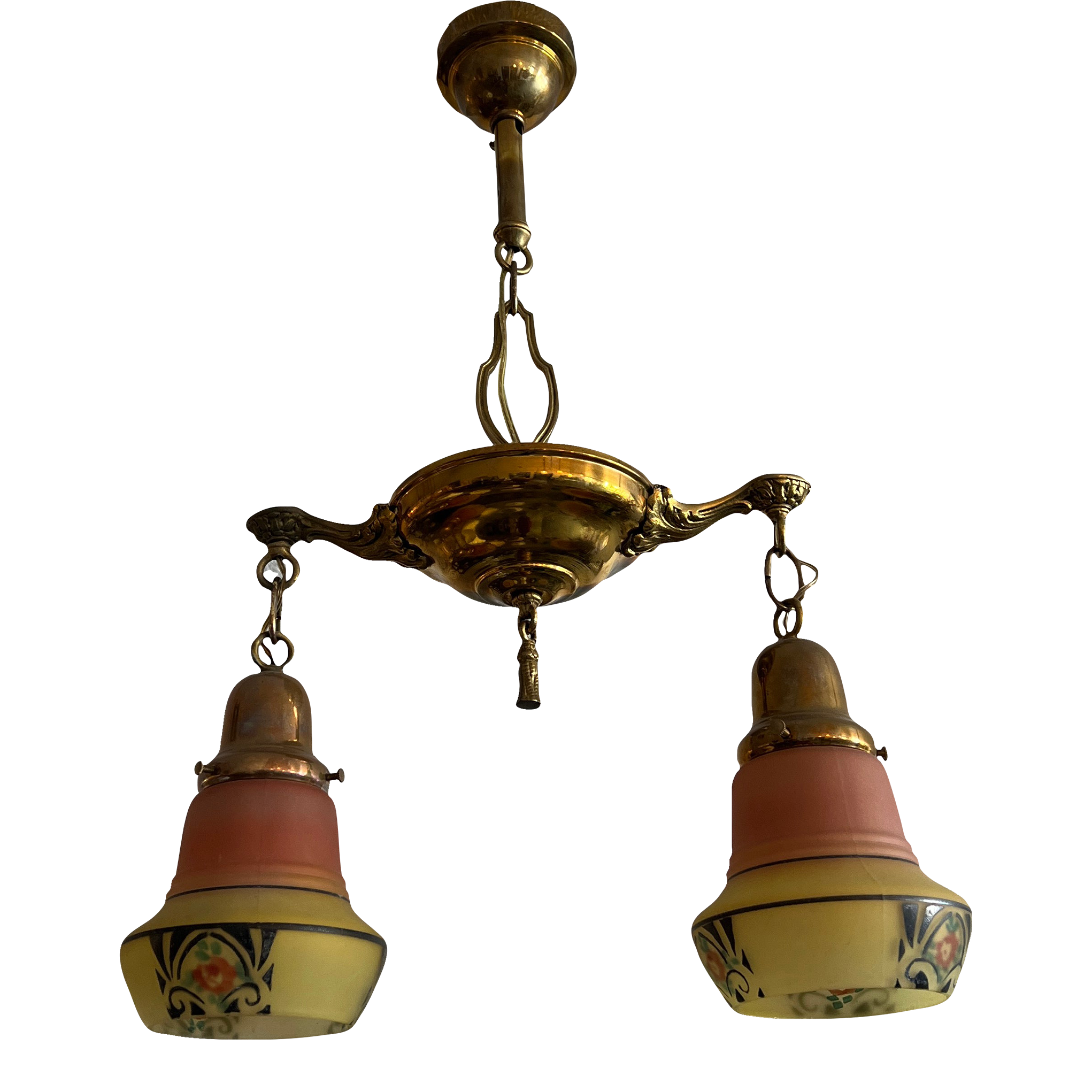 S edwardian aladdin pan fixture