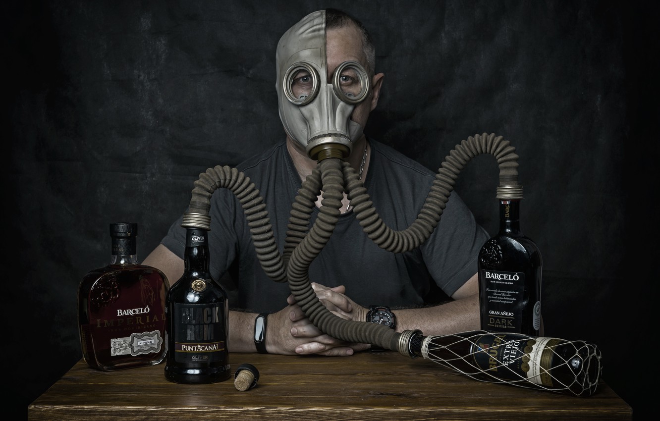Wallpaper people alcohol gas mask images for desktop section ðñðñððñ