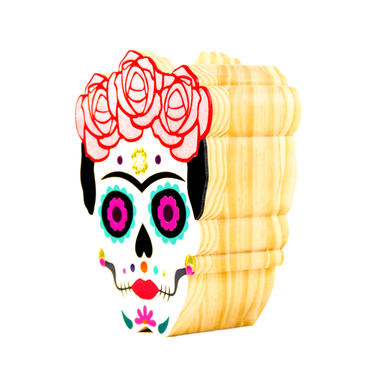 Porta objeto caveira frida object holder frida skull