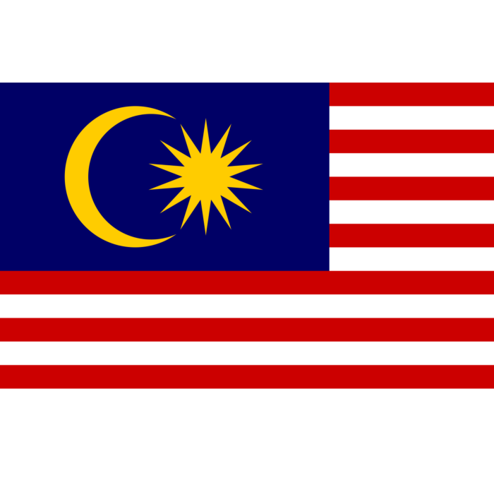 Flag malaysia landscape flag m sqft xcm xft