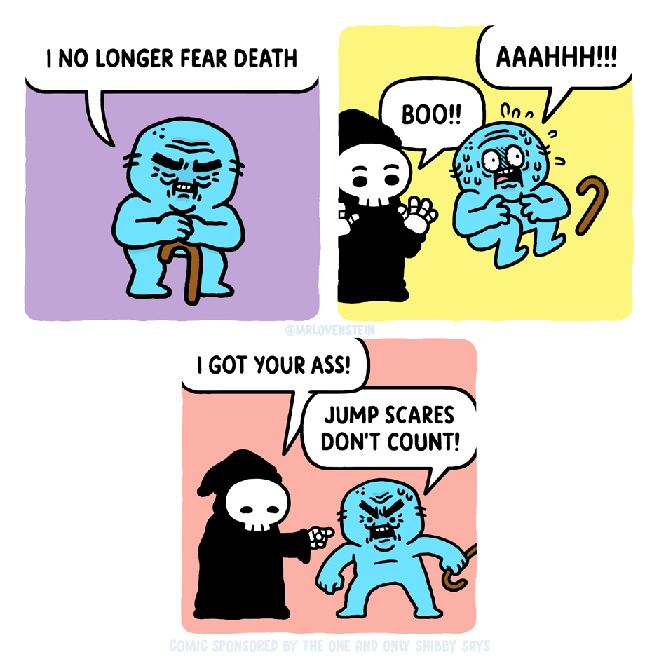 Read mr lovenstein sudden death comics