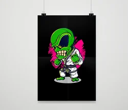 Alien karate poster