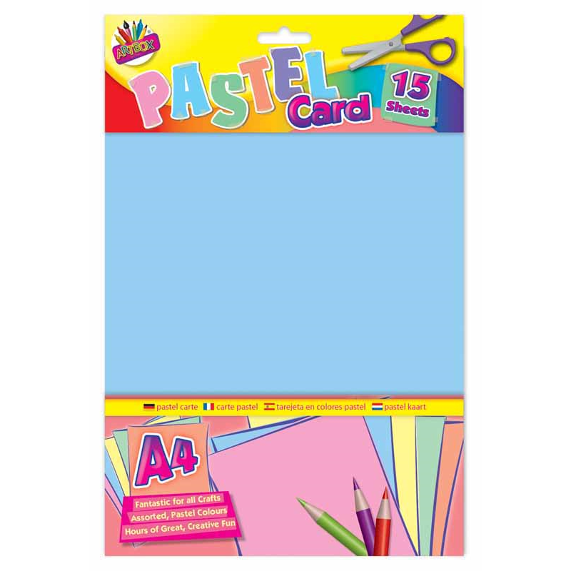 A activity card multipurpose scrapbooking art craft dãr multi pastel lour