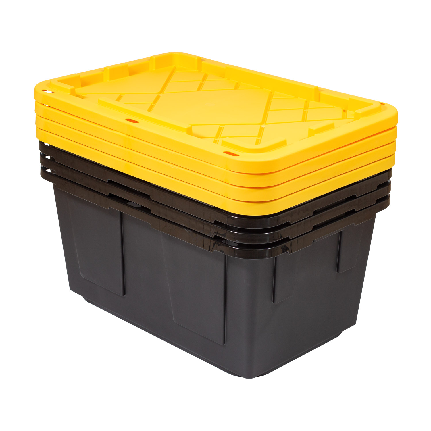 Gallon heavy duty storage bins stackable plastic container greenmade