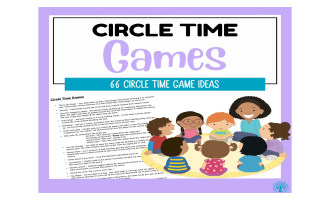 Circle time sentence starters by teach simple