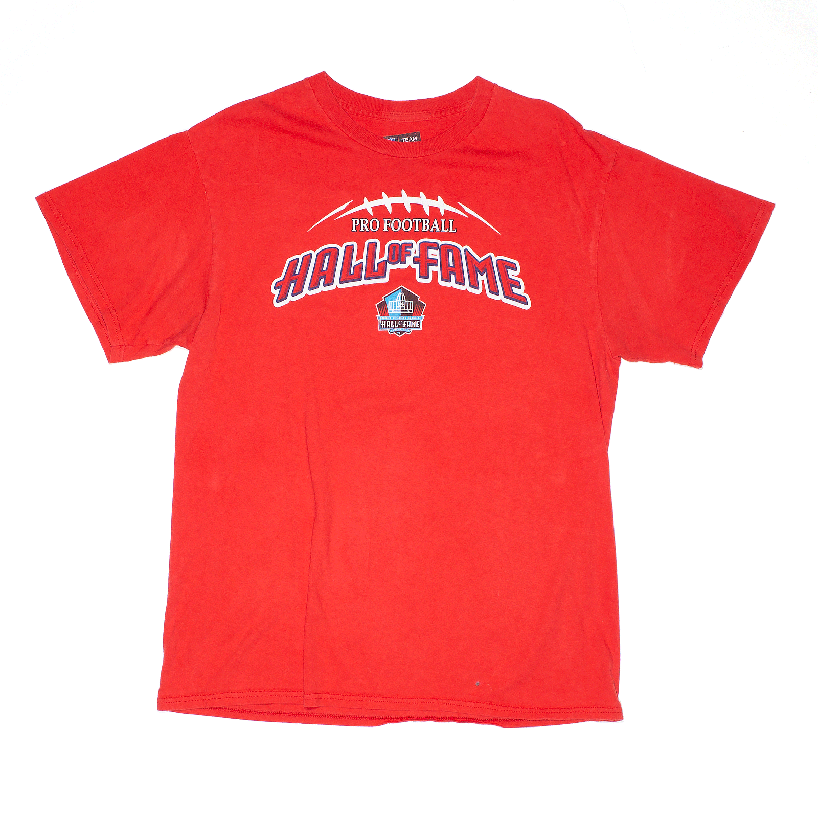 Nfl mens hall of fame red regular usa short sleeve t