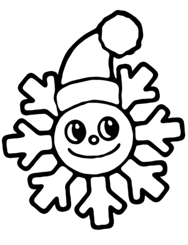 Snowflake coloring pages