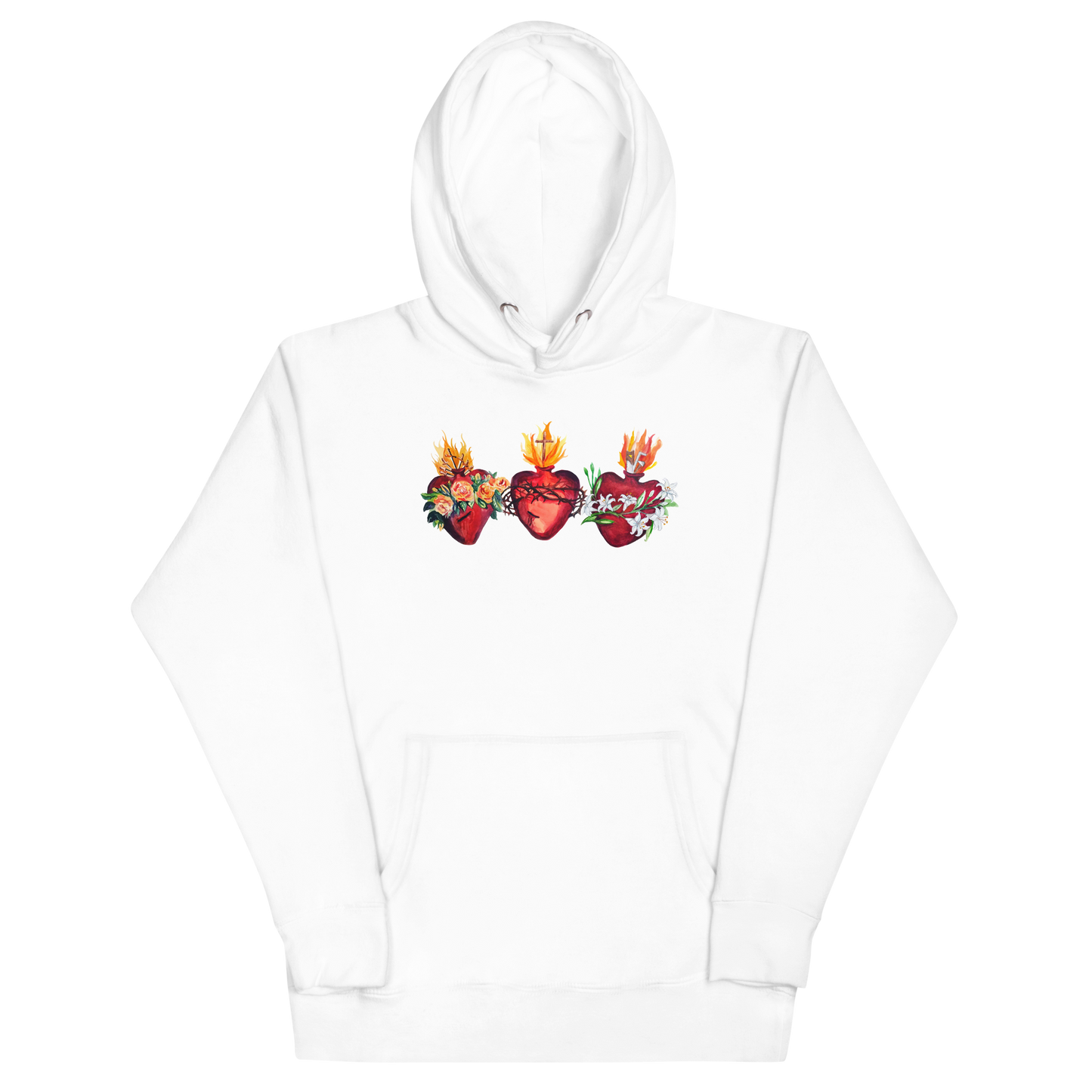 Hearts of the holy family hoodie â leanne bowen