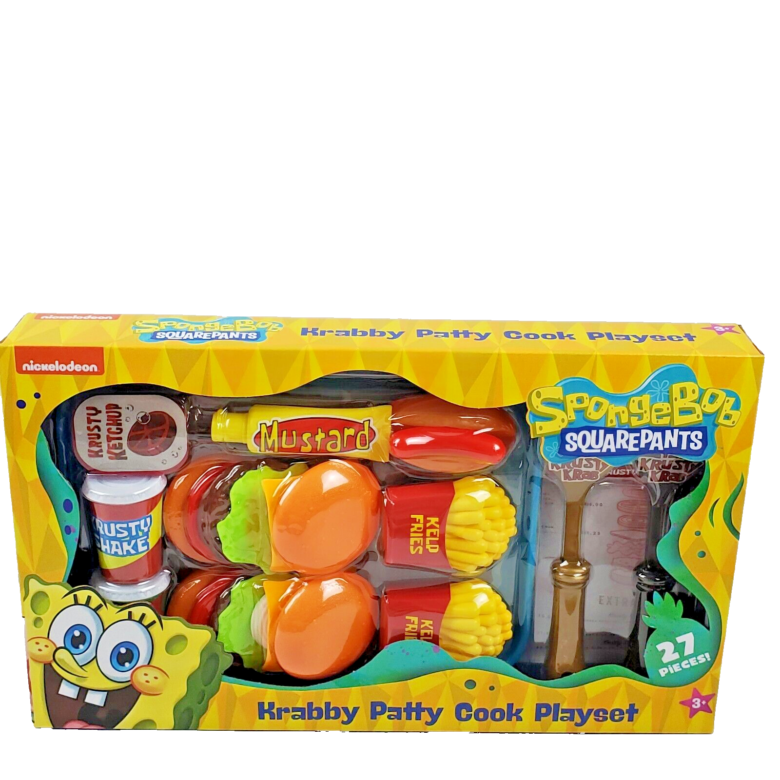 Nickelodeon spongebob squarepants krusty krab krabby patty pretend ok playset