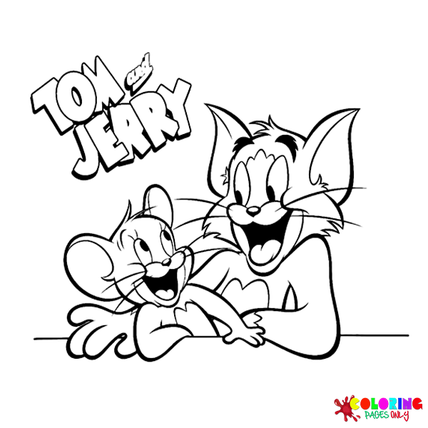 Tom and jerry coloring pages