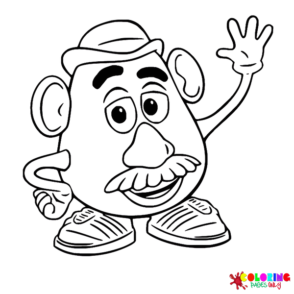 Mr potato head coloring pages