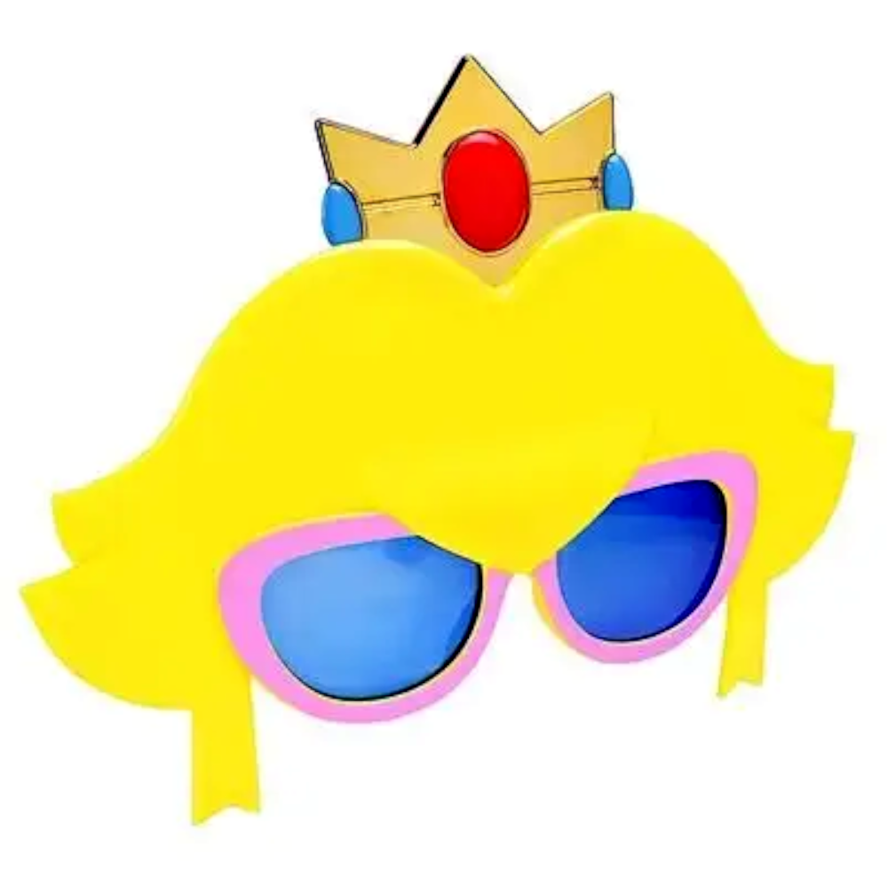 Costume sunglasses super mario princess peach sun