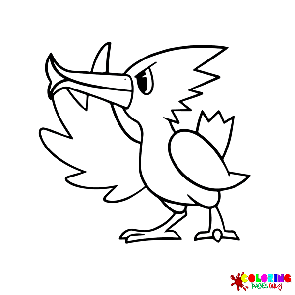 Trumbeak coloring pages