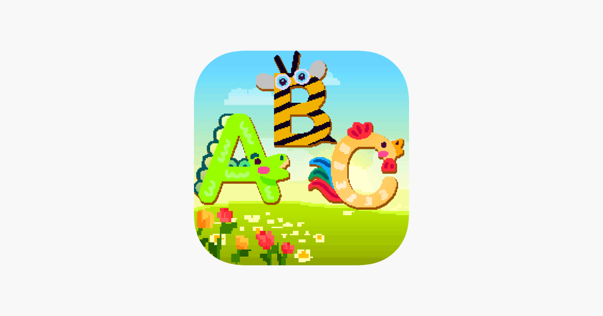 Alphabets pixel art no color on the app store