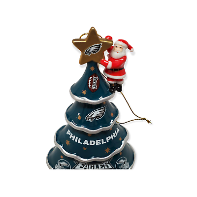 Danbury mint philadelphia eagles christmas tree ornament nfl with box