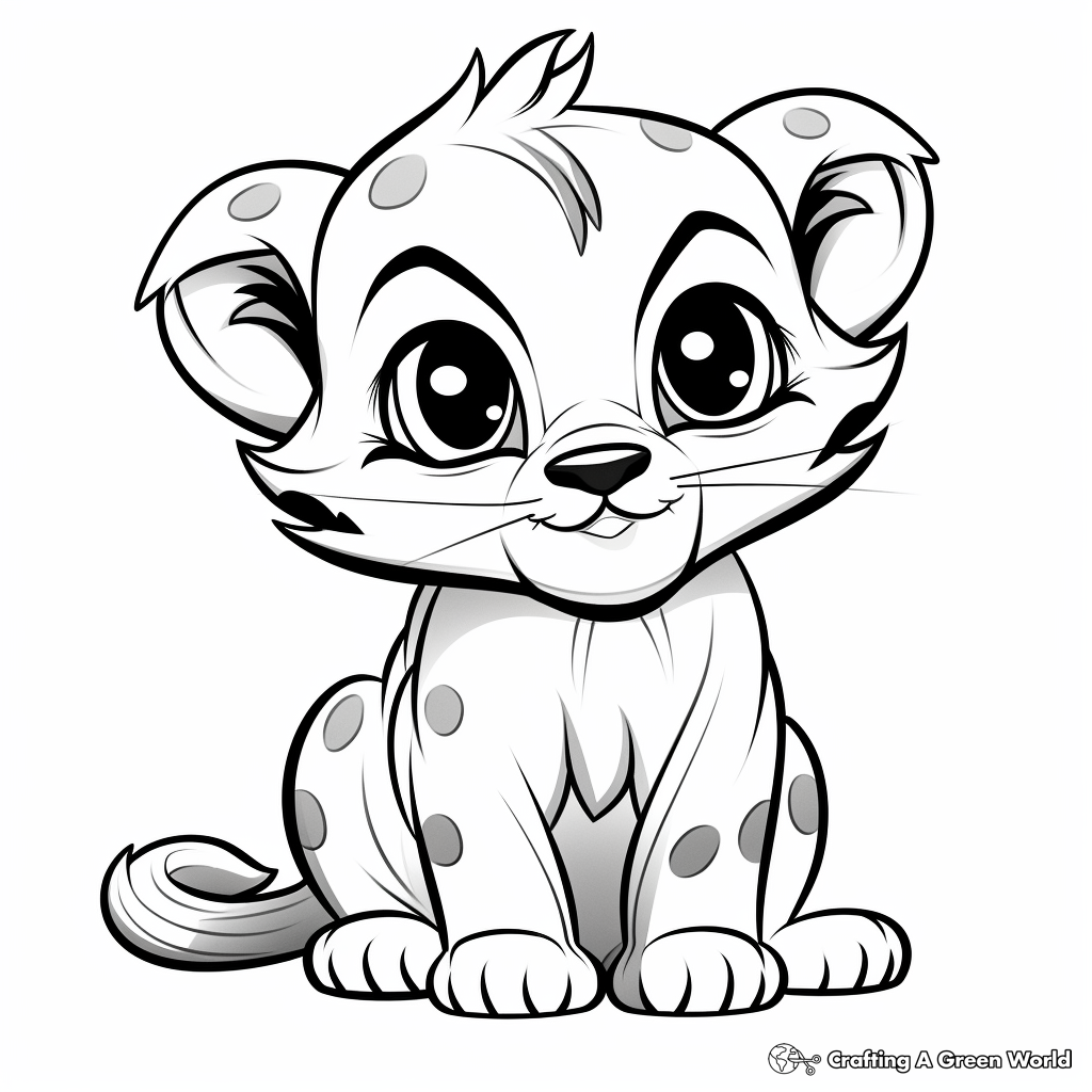 Jaguar coloring pages