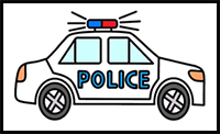 How to draw police cars drawing tutorials drawing how to draw police cars illustrations drawing lessons step by step techniques for cartoons illustrations