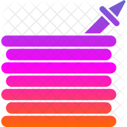 Emergency measures gradient icons