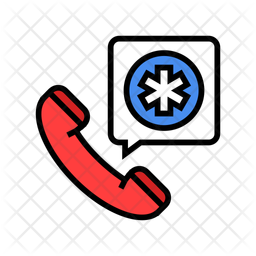 Ambulance call icons