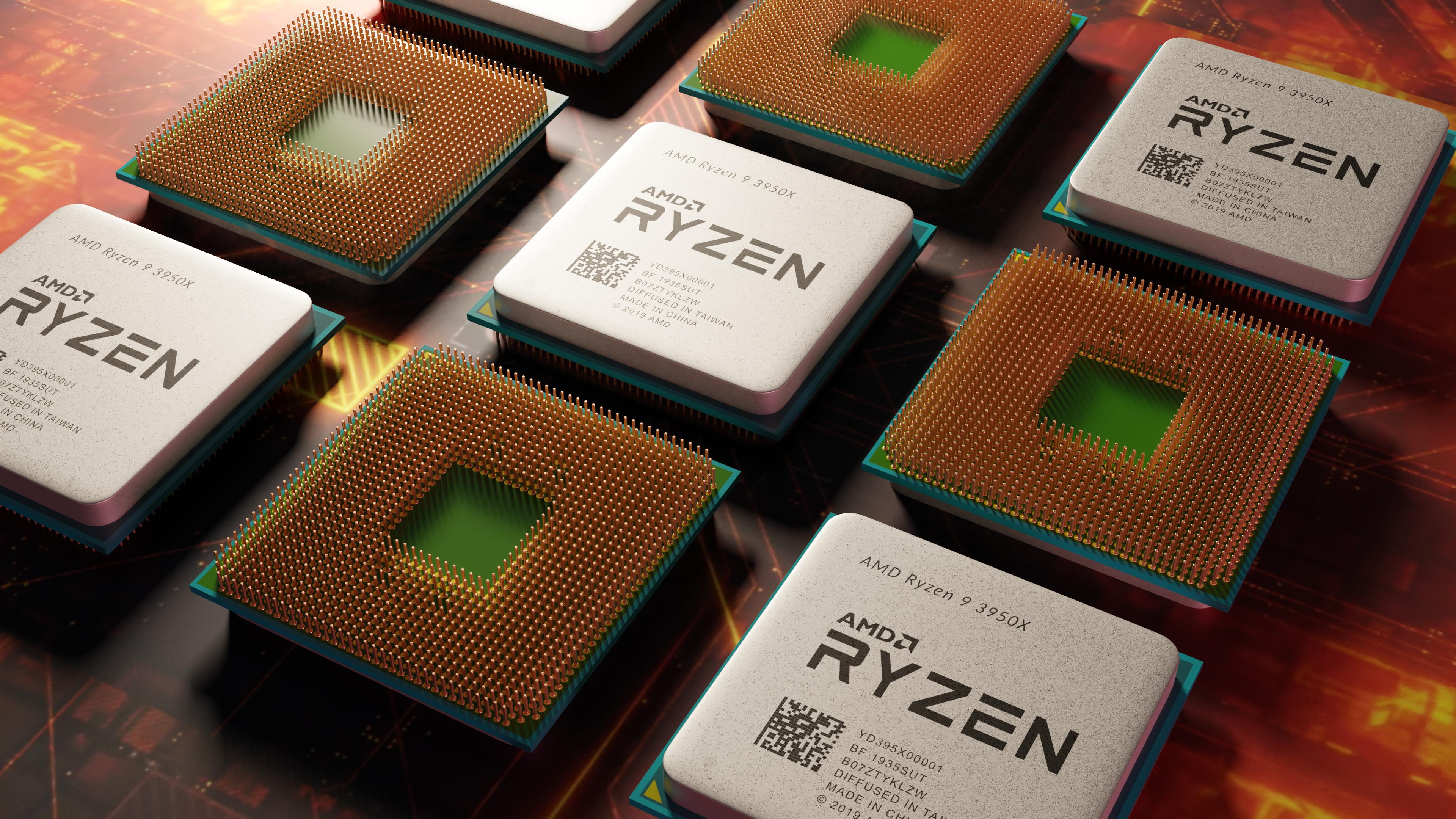 A d render of a ryzen x for wallpaper use sharing it to everyone interested ramd