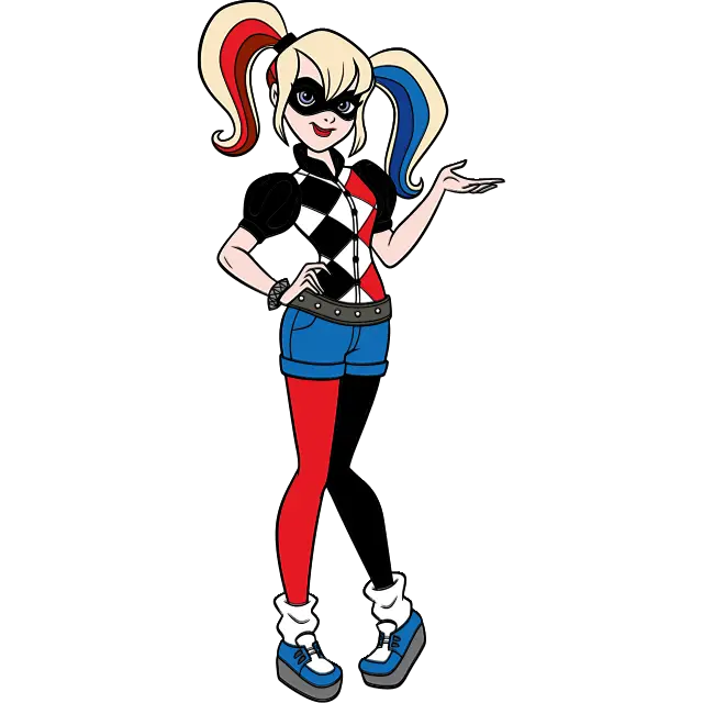 Harley quinn â free printable coloring pag in harley quinn dc super hero girls quinn