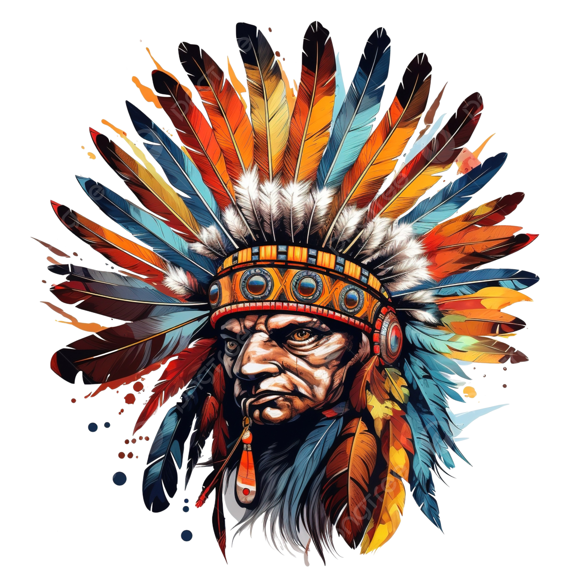 Indian headdress png vector psd and clipart with transparent background for free download