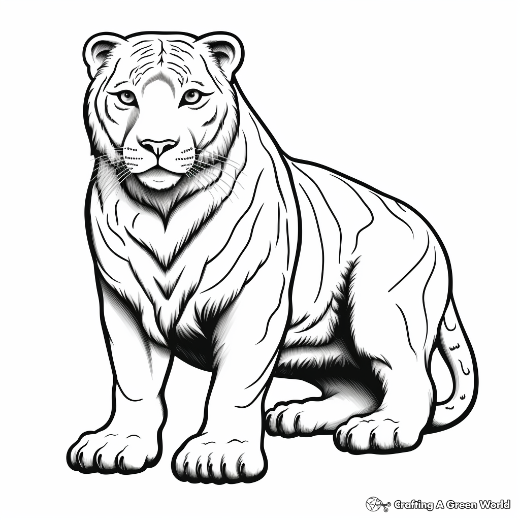 Jaguar coloring pages